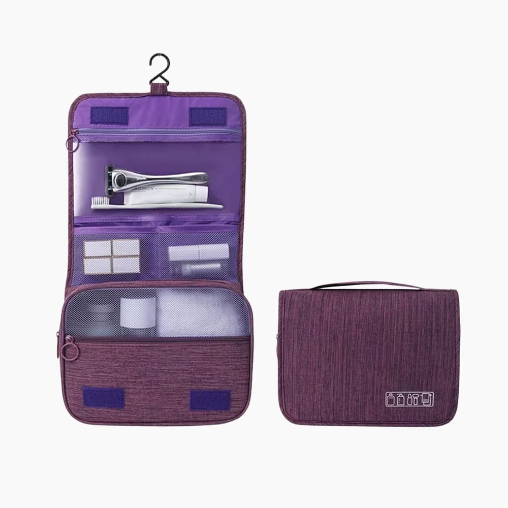 Grande trousse de toilette voyage violet - À vos trousses