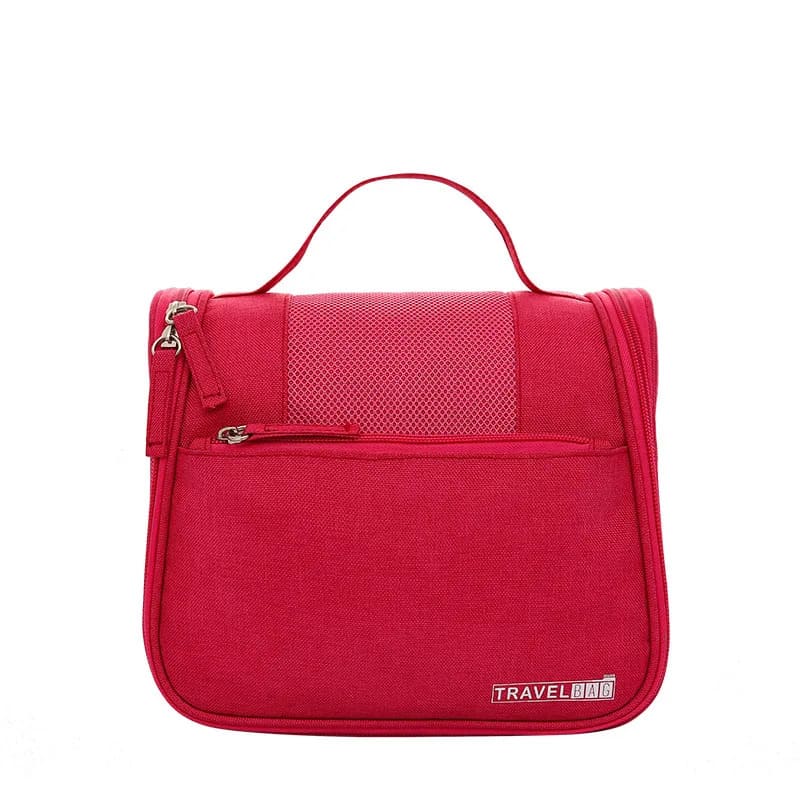 Trousse de toilette dépliante femme rouge - À vos trousses