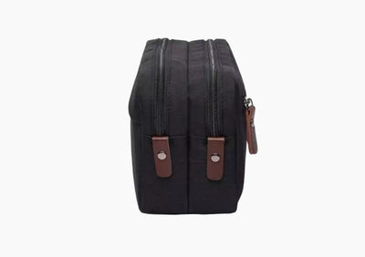 Trousse de toilette homme double compartiment noir - À vos trousses