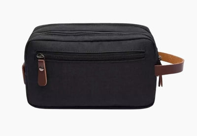 Trousse de toilette homme double compartiment noir - À vos trousses