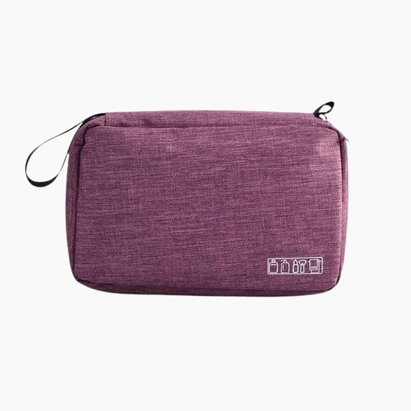 Trousse de toilette pliable à suspendre violet - À vos trousses