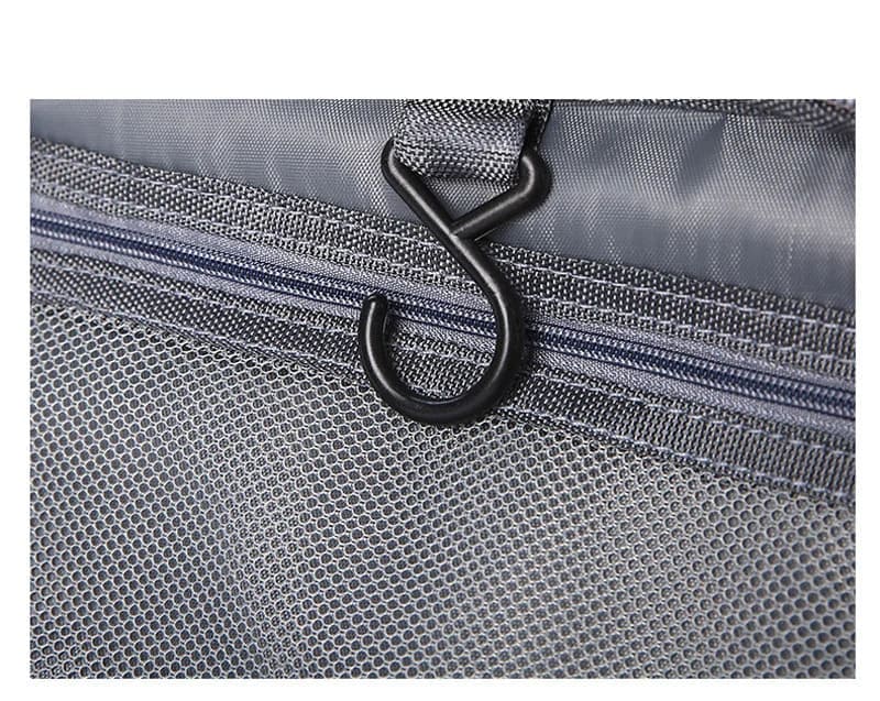 Trousse de toilette suspendue gris - À vos trousses