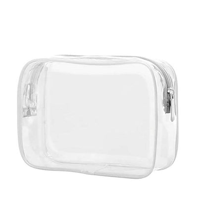 Trousse de toilette plastifiée blanc - À vos trousses